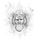 Zeus tattoo design idea