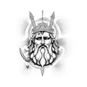 Zeus tattoo design idea