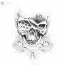 death date 13.1.2023, birth date 17.8.1979  tattoo design idea