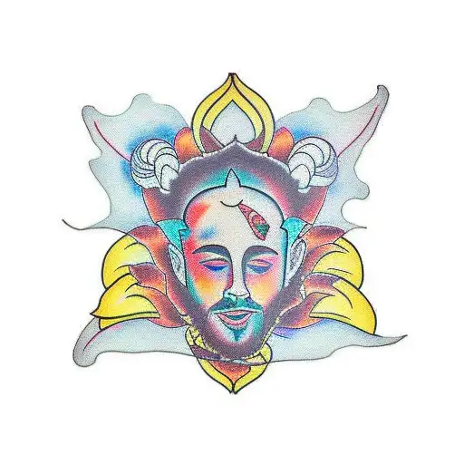 mac Miller lotus tattoo design idea