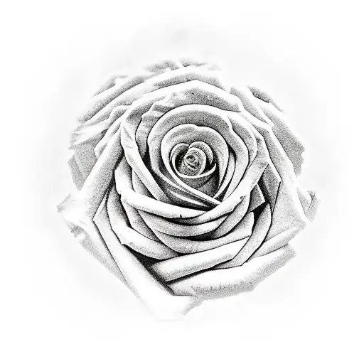 Medusa holding purple roses tattoo design idea