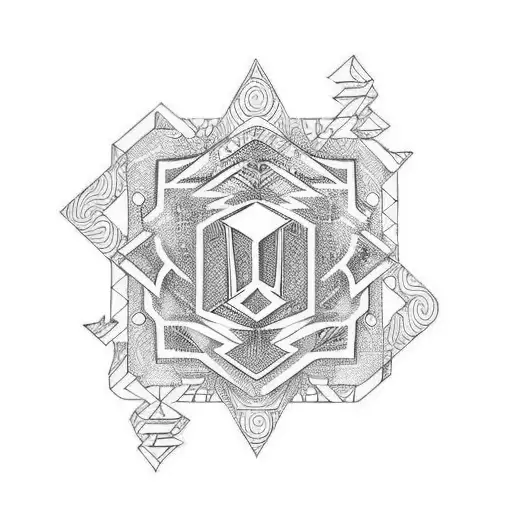 initials J C & J  tattoo design idea