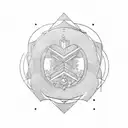 initials J C & J  tattoo design idea