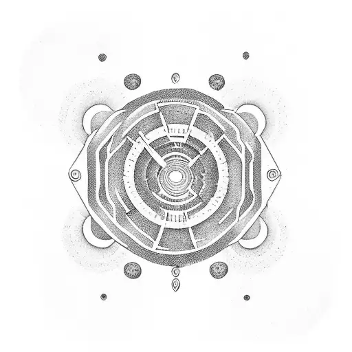 1 percent with percent but use the number three to draw circles tattoo design idea