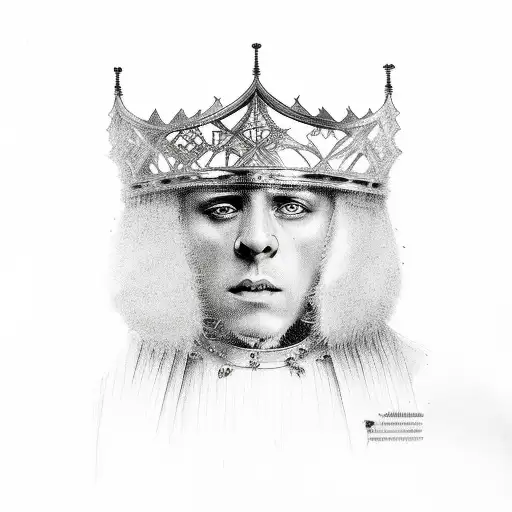 king Baldwin iv  tattoo design idea