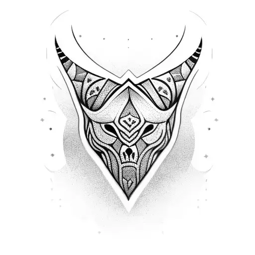 curse paw  tattoo design idea