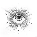 Evil Eye tattoo design idea