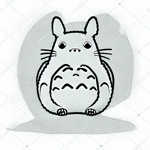 Totoro acorn tattoo design idea