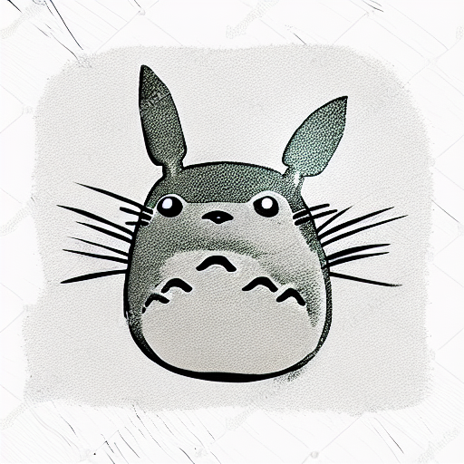 Totoro  tattoo design idea