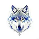 wolf, infinity, triangle, adversity tattoo design idea