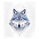 wolf, infinity, triangle, adversity tattoo design idea