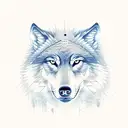 wolf, infinity, triangle, adversity tattoo design idea