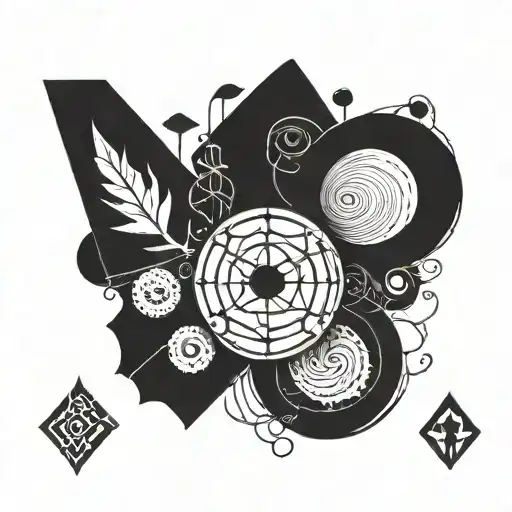 boredom symbol tattoo design idea