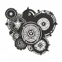 boredom symbol tattoo design idea