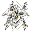 iris tattoo design idea