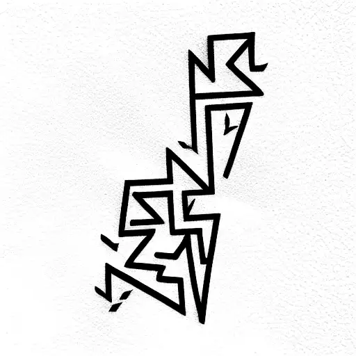 maze of memories skz tattoo design idea