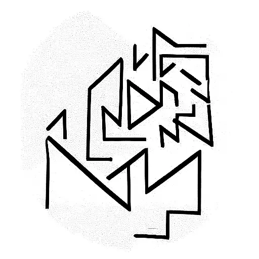 maze of memories tattoo design idea