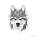 vidar vs fenrir tattoo design idea