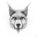 vidar vs fenrir tattoo design idea