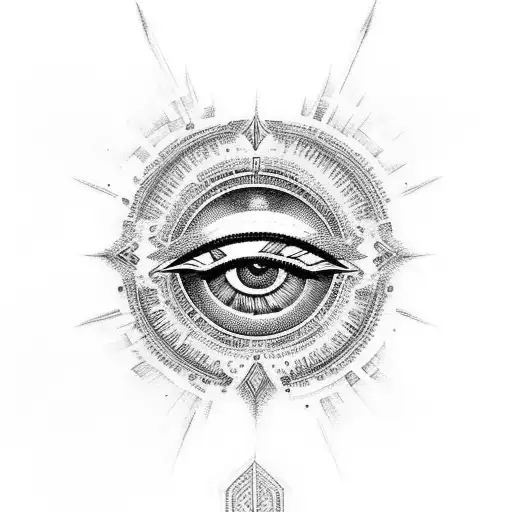 Eye of Horus tattoo design idea