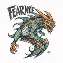 fear none tattoo design idea