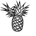 Pineapple tattoo design idea