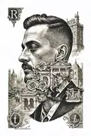 Gavrilo Princip tattoo design idea