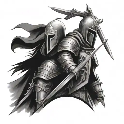 Templar & Knight of the Virgin tattoo design idea