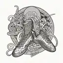 You have to dance beautifully in the box that you're comfortable dancing in. mamba mentality tattoo design idea