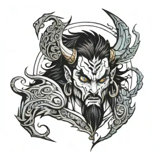 ashura tattoo design idea