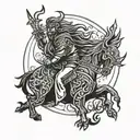 ashura tattoo design idea