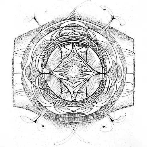 dmt tattoo design idea