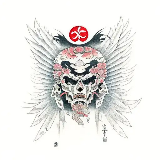 Fallen angel  tattoo design idea