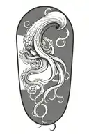 squid body tattoo design idea