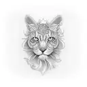 Lip  tattoo design idea