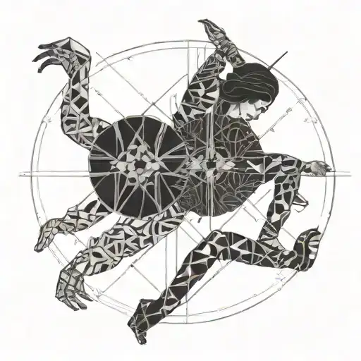 2 souls represent our faces dancing in the middle of nowhere were enough to be two to see the tide that comes and goes tattoo design idea