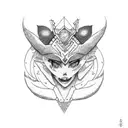 Mononoke princess tattoo design idea