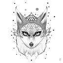 Mononoke princess tattoo design idea