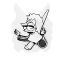 Bart Simpson tattoo design idea