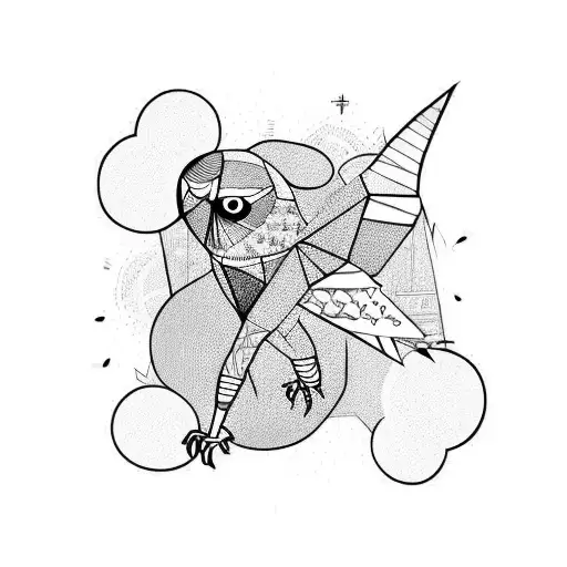 free like a bird tattoo design idea