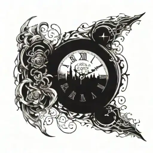ecclesiastes 3 clock face tattoo design idea
