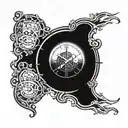 ecclesiastes 3 clock face tattoo design idea