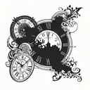 ecclesiastes 3 clock face tattoo design idea