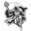 Moon Knight templar tattoo design idea
