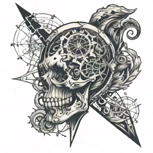 3 body problem solving mindset tattoo design idea