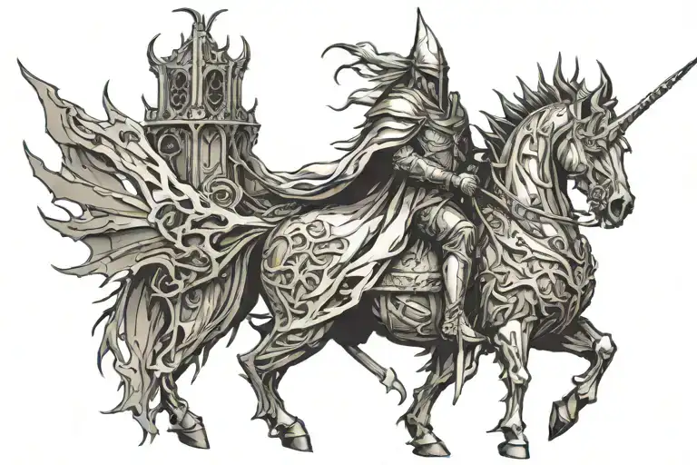 Witch King from Lord tattoo design idea