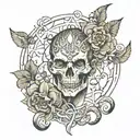 the healer holding tattoo design idea