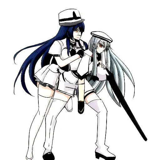 Esdeath & Albedo tattoo design idea