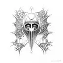 crusader giger tattoo design idea