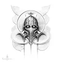 crusader giger tattoo design idea